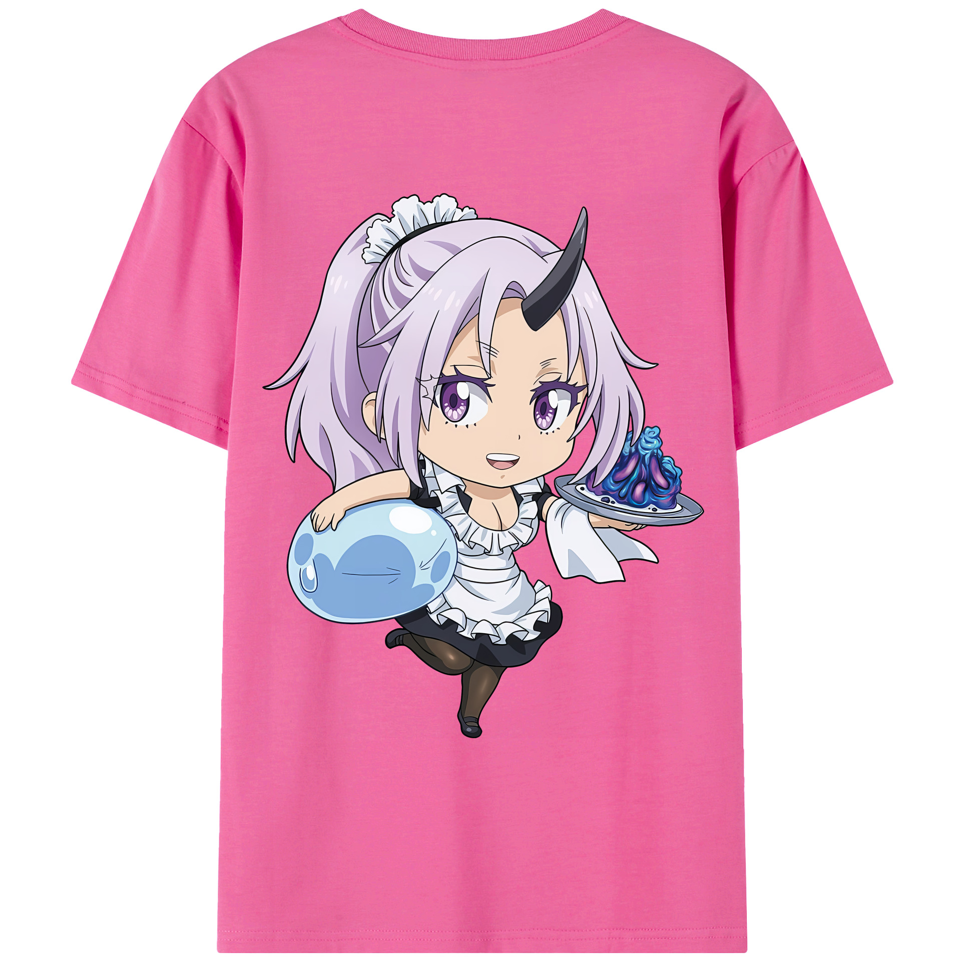 （画像用） 転スラ Regarding Reincarnated to Slime レディース半袖Tシャツ(バックプリント)